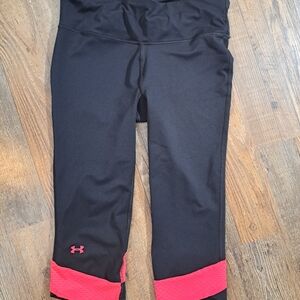 Under Armour Kids Black and Pink Leggings